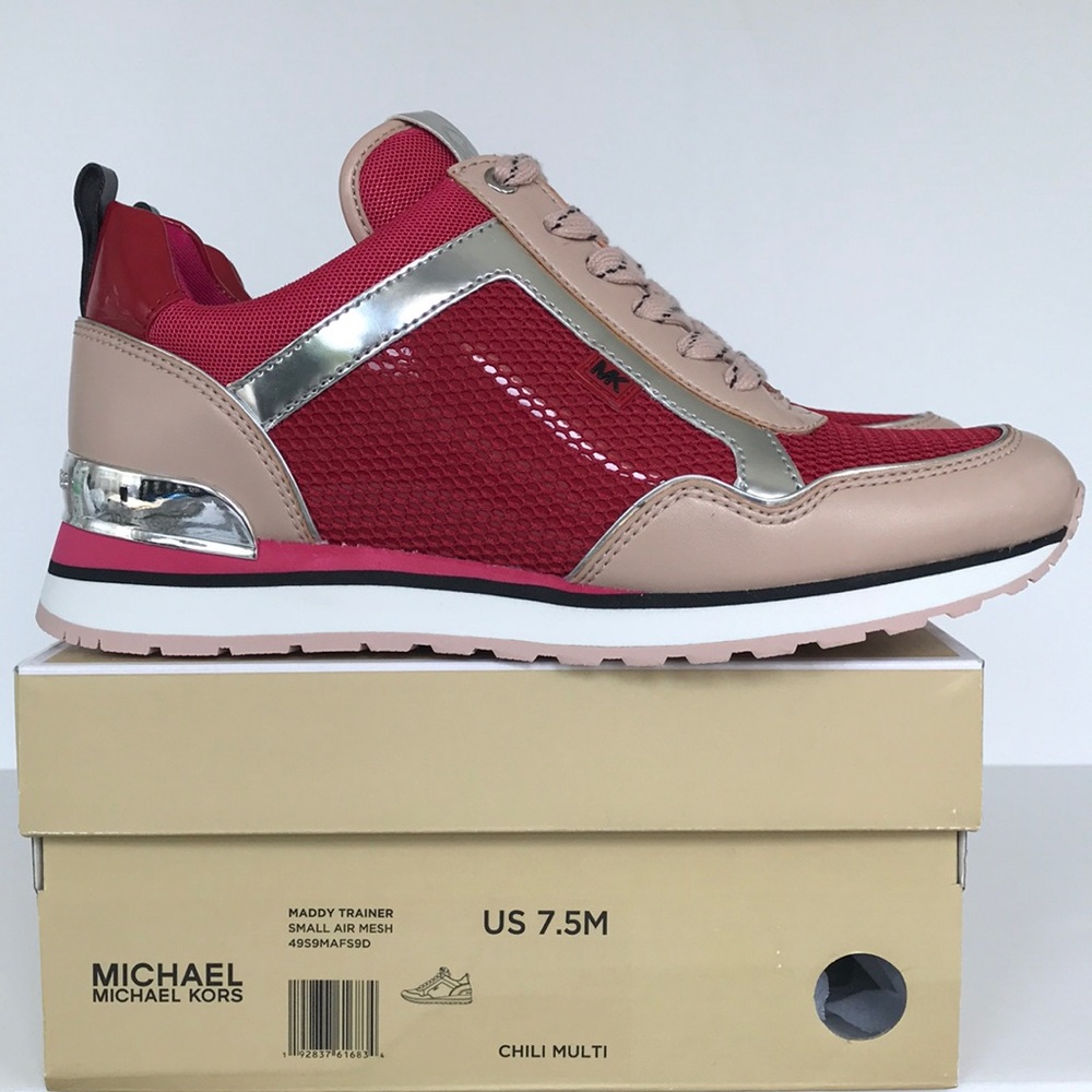 Michael Kors Maddy Trainer mesh shoes sneakers - Picture 6 of 8
